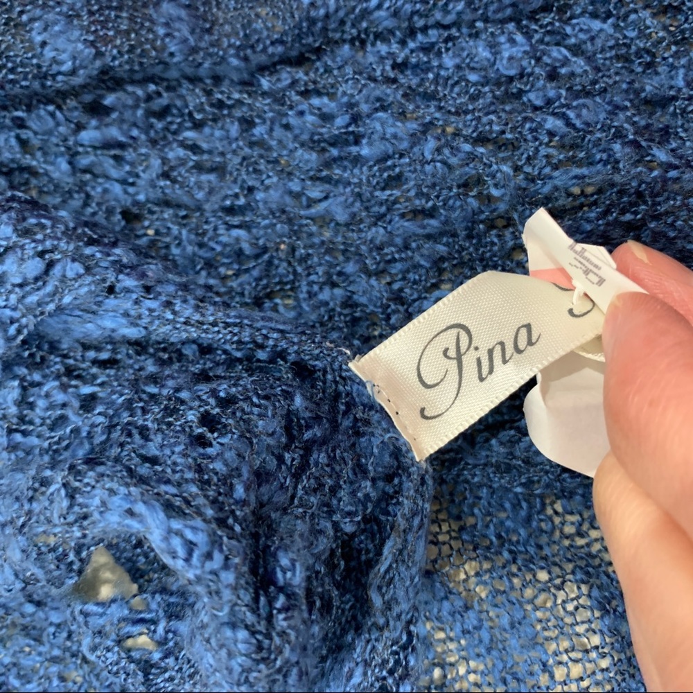 PINA ROSSI Blue Cardigan - Picture 4 of 10